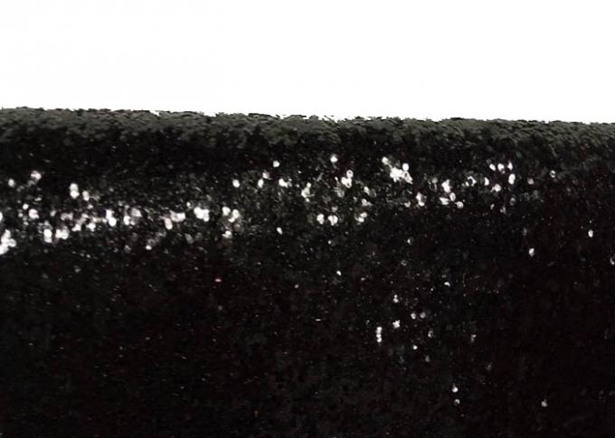 Textiel Ruig van Pu schittert de Bekledingen Zwart Behang 25cm*138cm van de Stoffenmuur