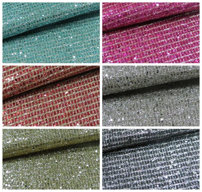 De zuivere Polyester Tulle schittert Veelkleurige Populair van de Netwerkstof voor Schoenen