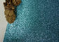 Blauwe Dik schittert Stof, schittert de Glanzende Schoenboete Stof 138cm Breedte leverancier