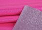 Het duurzame Synthetische Leer schittert Pvc-Stoffen Rozerode Kleur voor het Maken van Zakken leverancier