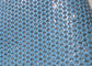 Lichtblauwe Mooie Geperforeerde Waterdichte het Leer Materiële Stof van de Leerstof leverancier