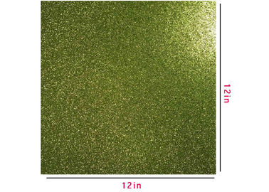 China 300g groen schitter Document, Tweezijdige schittert Scrapbooking Cardstock fabriek